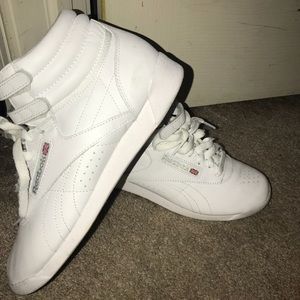 Reebok Freestyle Hi Leather Sneakers 